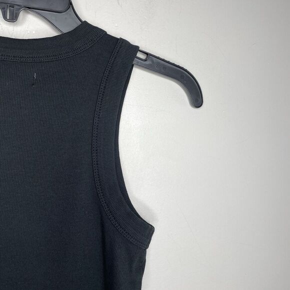 MADEWELL Crop Tank Women XS Supima Rib Sleeveless Top NEW Cotton Stretch NF469 - Picture 9 of 15